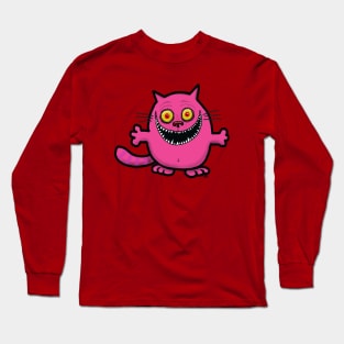 Freaky Cat Long Sleeve T-Shirt